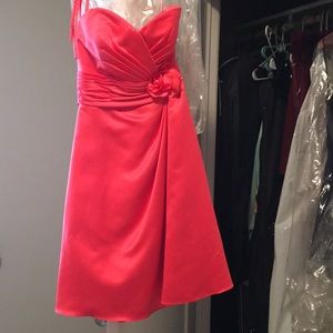 Bridesmaid dress.